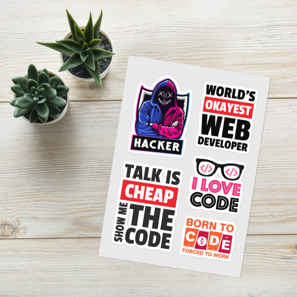 Programmer Sticker Sheet