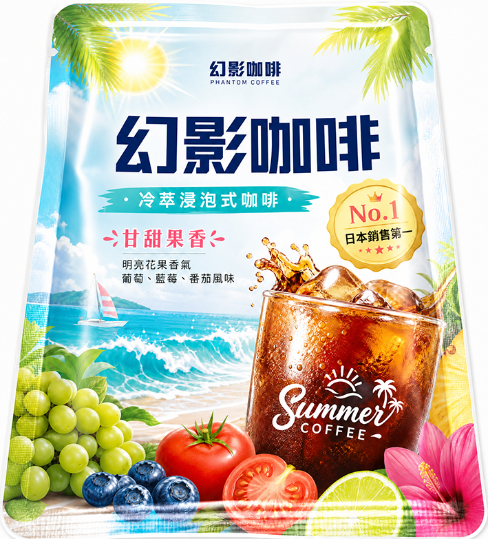 客製咖啡濾掛包三封袋|鋁箔袋全彩印刷,100個起:圖片 4