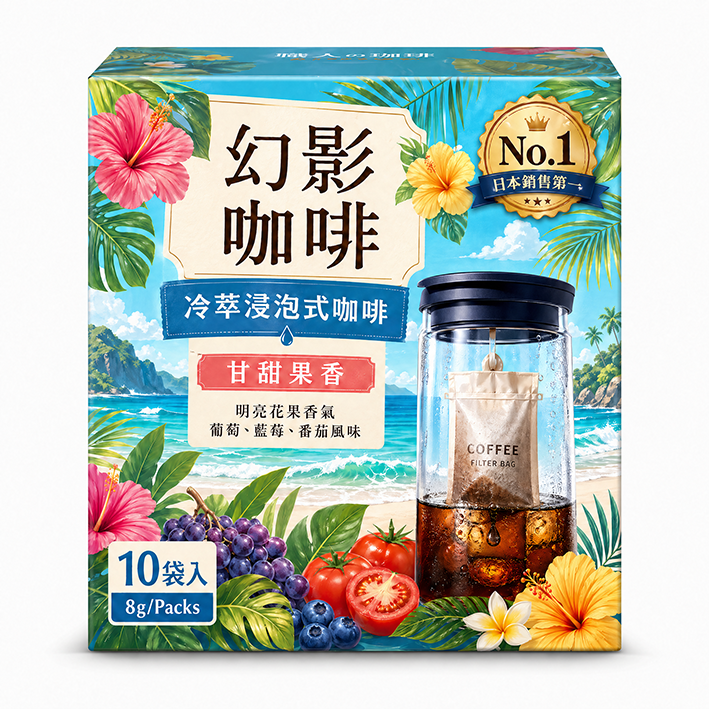 客製日式插底盒｜咖啡濾掛包禮盒，200個起